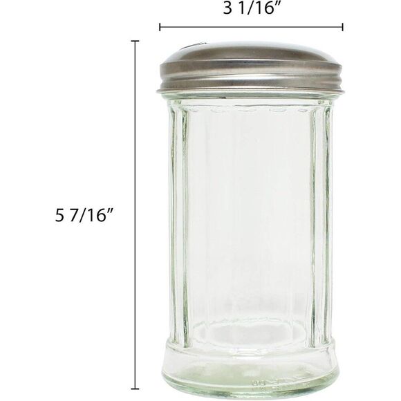 Restaurant Essentials Flip Clap Sugar and Cheese Dispensers 2-Pack 12-oz each - Picture 3 of 3